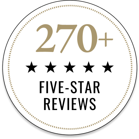 Over 250 five star Review